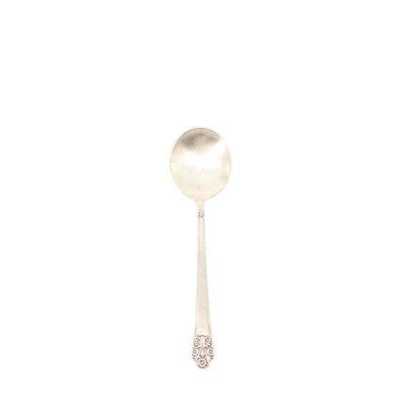 Vintage Rogers Precious Cream Soup Spoon Large Chowder 93876 - Picture 1 of 4